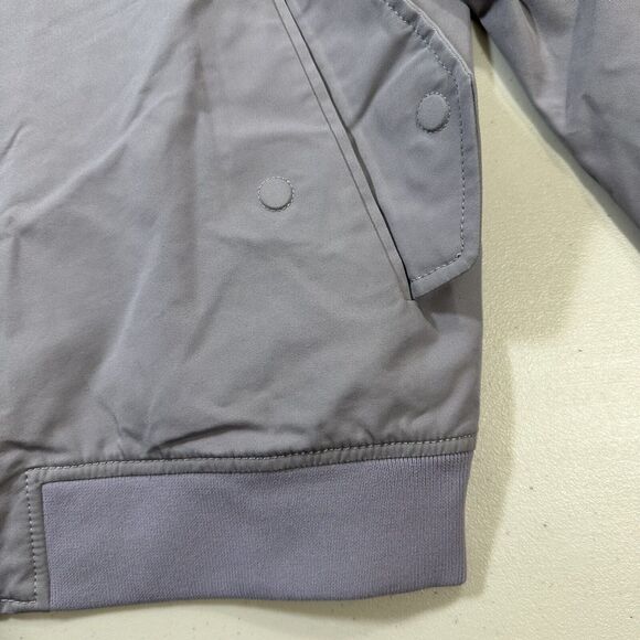 Everlane Uniform The Bomber Jacket Men M Lilac Purple Full Zip Magnetic Pocket - Picture 4 of 11